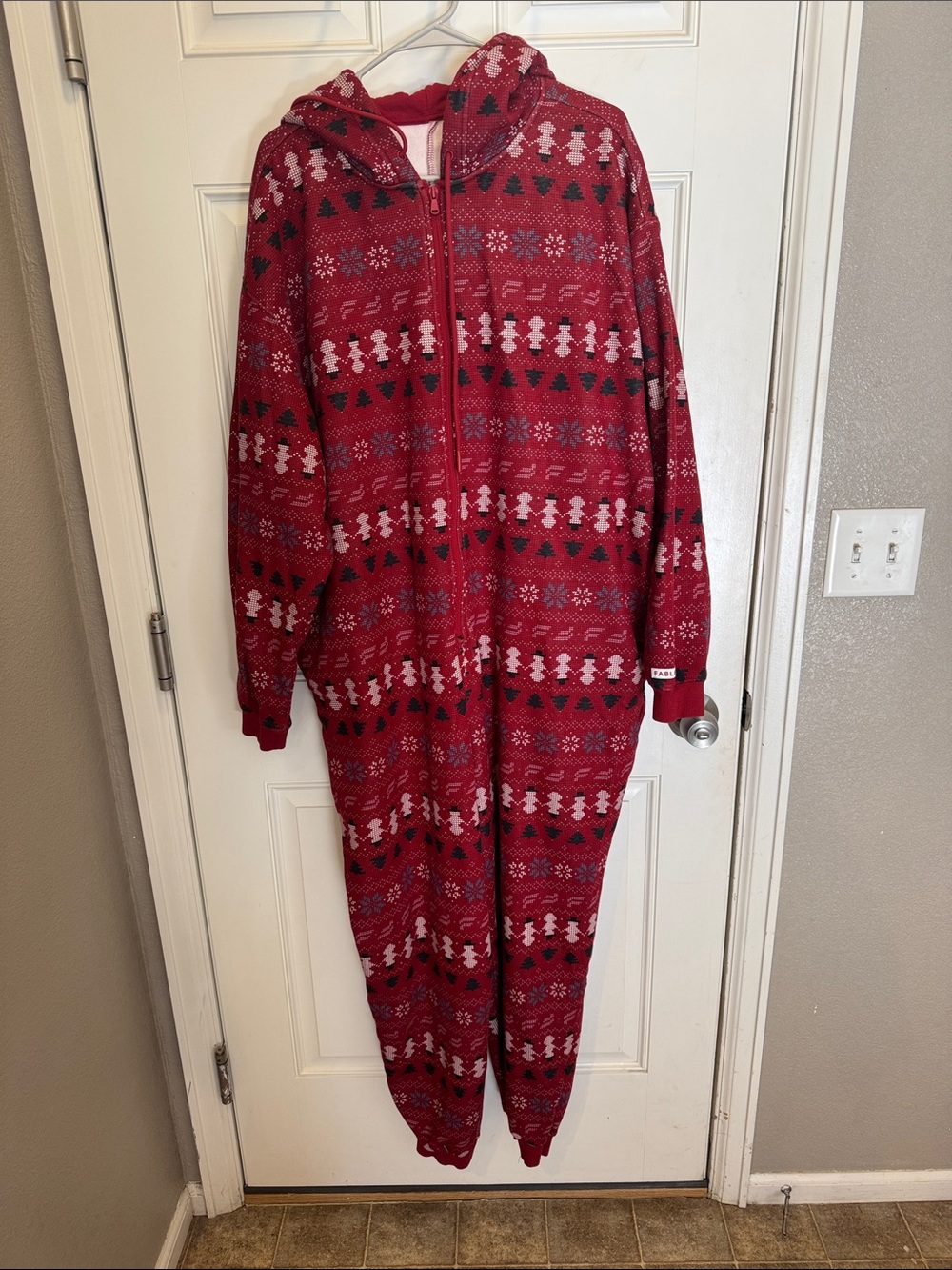 Fabletics Hooded Fleece lined Onesie